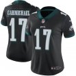 Women nike Philadelphia Eagles #17 Garmichael black Color Rush Limited Jersey