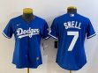 Women Los Angeles Dodgers #7 Blake Snell Nike blue baseball Jersey
