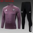 2025-2026 Manchester United club brown black soccer uniforms with Long Trousers B2550.jpg