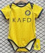 Al Nassr club yellow soccer baby clothes home