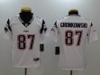 Youth New England Patriots #87 Rob Gronkowski Nike white Color Rush Limited Jersey