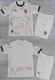 2025-2026 Portugal team white kid soccer jerseys away
