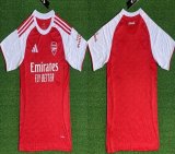 2025-2026 Arsenal Club thailand version red soccer jerseys home