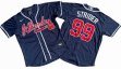Atlanta Braves 99# Spencer Strider Nike Navy Alternate Replica Player Name Jersey