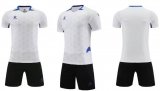 Custom white black soccer jerseys 03