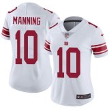 Women New York Giants #10 Eli Manning Nike White Color Rush Limited Jersey