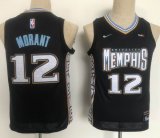 Youth Nike Memphis Grizzlies 12 Ja Morant black nba basketball jerseys