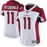 Women Cardinals #11 Larry Fitzgerald white nike Color Rush Limited Jersey