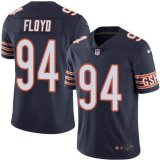 Nike Chicago Bears #94 Leonard Floyd dark blue Color Rush Limited Jerseys