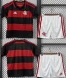 2026-2027 Flamengo club red black white kid soccer jerseys home