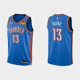 Youth Oklahoma City Thunder #13 Ousmane-Dieng blue nba jerseys Hot press font