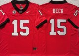 Georgia Bulldogs #15 Carson Beck red college football jersey-PNS