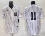 Nike New York Yankees #11 Anthony Volpe white MLB baseball Jersey Joint name -BD 03