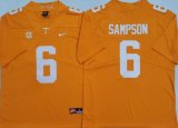 Tennessee Volunteers #6 Dylan Sampson orange college football jerseys