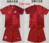 2026 world cup Canada Team red nike kid soccer Jerseys home