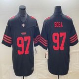 Nike 49ers #97 Nick Bosa black Nike Vapor F.U.S.E. Limited Jersey 03