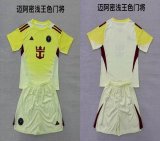 2025-2026 Club Internacional de Fútbol Miami yellow kid goalkeeper soccer jerseys
