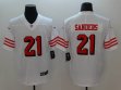 49ers #21 Deion Sanders nike white Color Rush Limited Jersey-BD