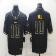 Nike Kansas City Chiefs #10 Tyreek Hill black Throwback Color Rush Limited Jerseys-BD