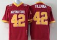 Arizona State #42 Pat Tillman red college football jerseys