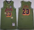 Chicago Bulls #23 Michael Jordan green throwback basketball Jerseys 60th Commemorative edition -XD