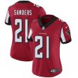 Women Nike Atlanta Falcons #21 Deion Sanders red color Rush Limited Jersey