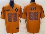 Dallas Cowboys 88 LAMB 2023 Brown Salute To Service Limited Jerseys