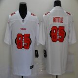 49ers #85 George Kittle nike white fashion Color Rush Limited Jersey-BD