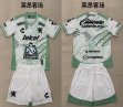 2025-2026 Leon Club white green soccer jersey away