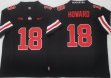 Ohio State Buckeyes #18 Will Howard black college football jerseys-PNS 01