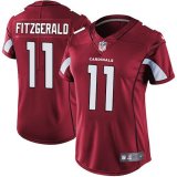 Women Cardinals #11 Larry Fitzgerald red nike Color Rush Limited Jersey