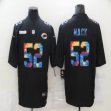 Nike Bears #52 Khalil Mack black Color Rush Limited Jersey Rainbow Edition-BD