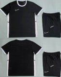 Custom Nike black soccer jerseys 01