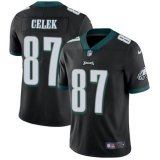 Nike Philadelphia Eagles #87 Brent Celek black Color Rush Limited Jersey