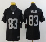 Youth Oakland Raiders #83 Darren Waller black Nike Color Rush Limited Jersey