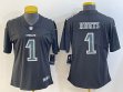 Youth Nike Philadelphia Eagles #1 Jalen Hurts black Color Rush Limited Jersey 01