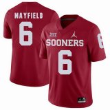 2018 Oklahoma Sooners #6 Baker Mayfield red New College Football Jerseys-1