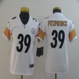 Youth Nike Pittsburgh Steelers #39 Minkah Fitzpatrick white Color Rush Limited Jersey