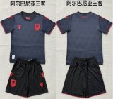 2026-2027 Albania team gray black soccer jerseys Third away