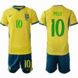 2026-2027 Brazil team #10 PELE yellow blue black soccer jerseys home