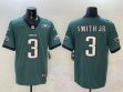 Nike Philadelphia Eagles #3 Smith Jr Green Color Rush Limited Jersey -BD