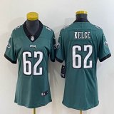 Youth Nike Philadelphia Eagles #62 Jason Kelce green Color Rush Limited Jersey