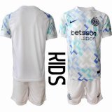 2025-2026 Inter Milan club blue white blue kid soccer jerseys away