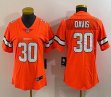 Women Denver Broncos #30 Terrell Davis Nike orange Color Rush Limited Jersey-BD 01