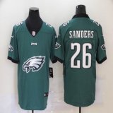 Philadelphia Eagles #26 Miles Sanders green Color Rush Limited Jerseys-BD