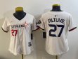Youth Houston Astros #27 Jose Altuve white majestic baseball jerseys Joint name 02