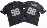 Las Vegas Raiders 98# Maxx Crosby black Nike Vapor F.U.S.E. Limited Jersey