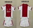 2025-2026 Ajax club red white kid soccer jerseys home