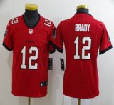 Youth Nike Tampa Bay Buccaneers #12 Tom Brady red Color Rush Limited jersey-BD