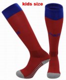 2025-2026 Paris Saint-Germain club red kid soccer socks second away